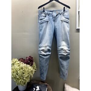 Balmain Moto Jeans